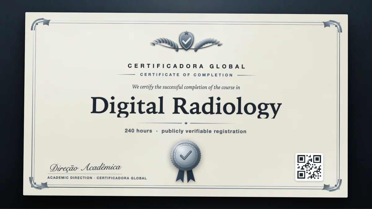 Cover of the Digital Radiology course