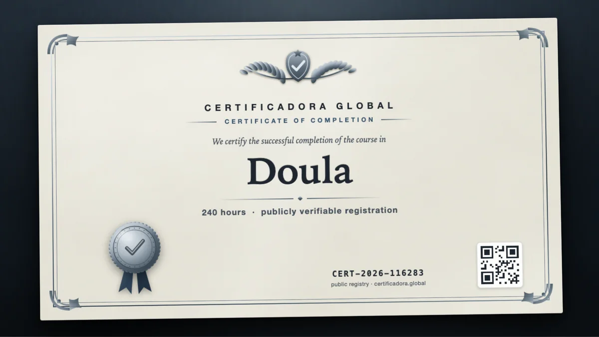 Cover of the Doula course