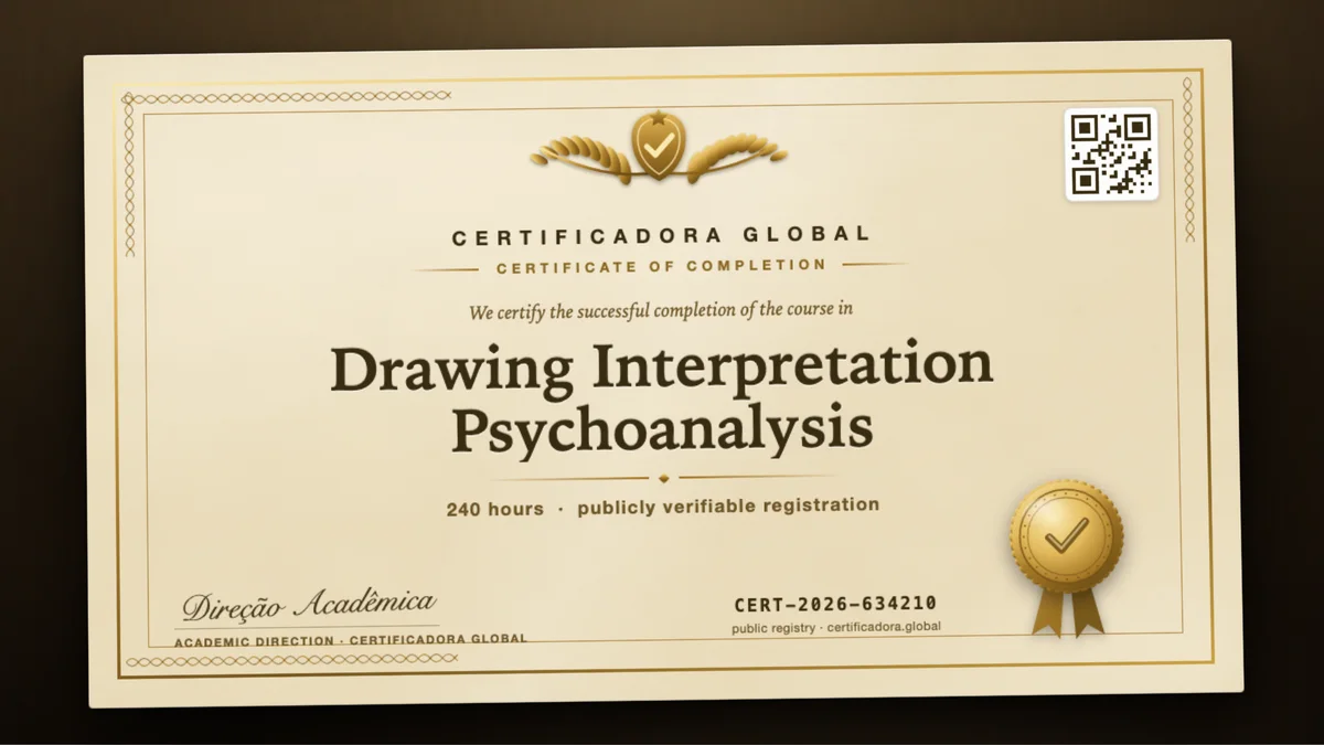 Cover of the Drawing Interpretation Psychoanalysis course