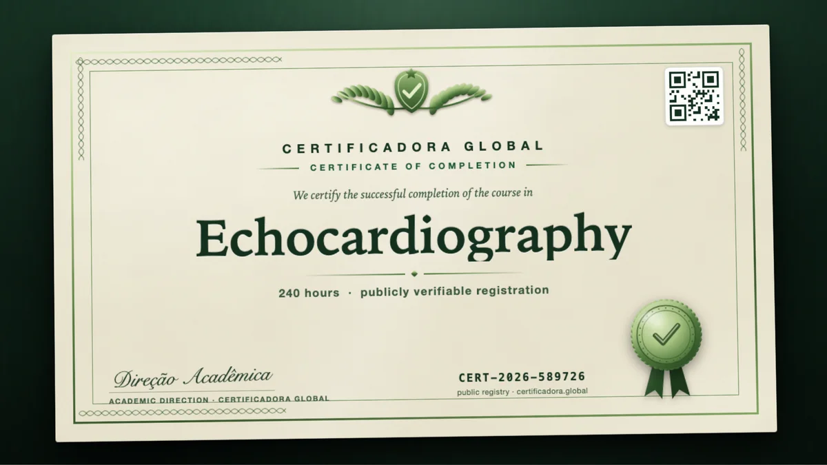 Cover of the Echocardiography course