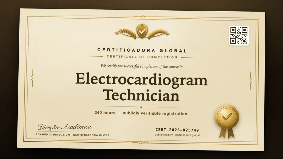 Cover of the Electrocardiogram Technician course