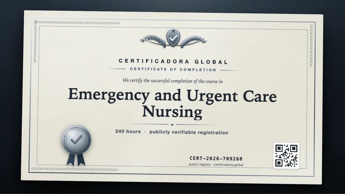 Cover of the Emergency and Urgent Care Nursing course
