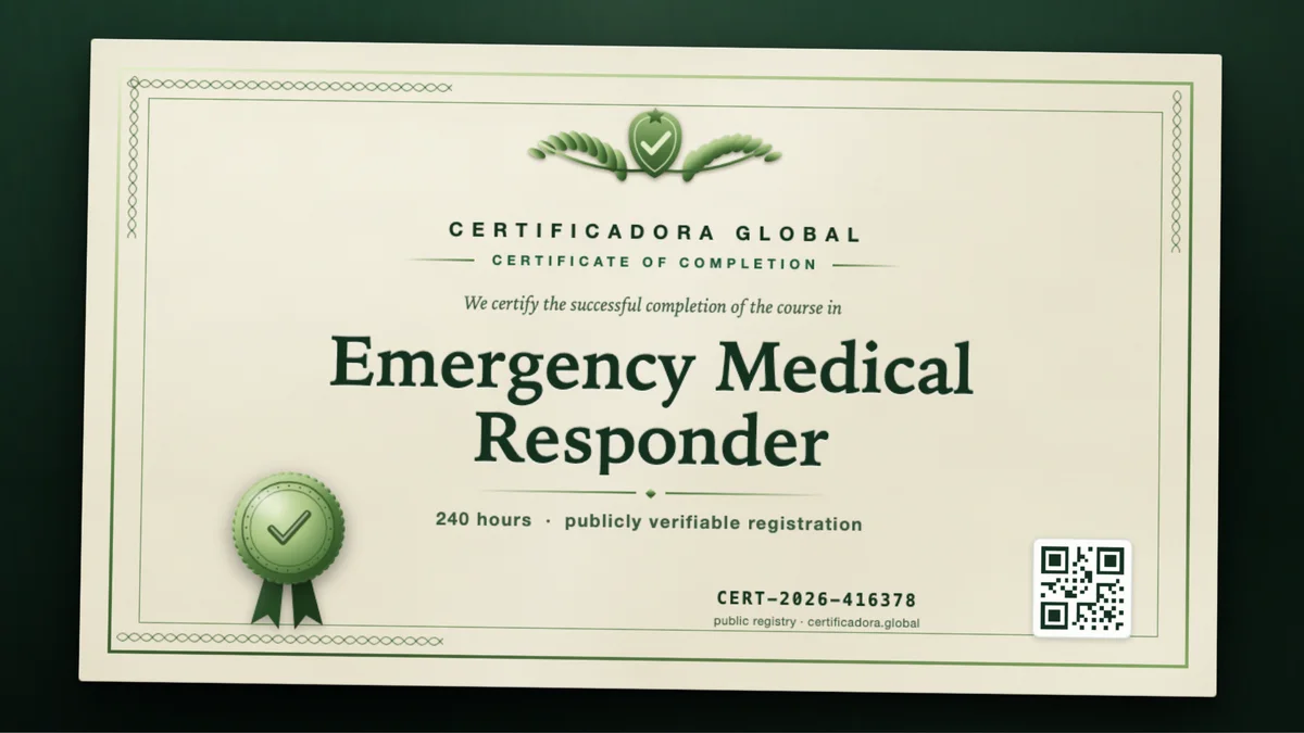 Cover of the Emergency Medical Responder course