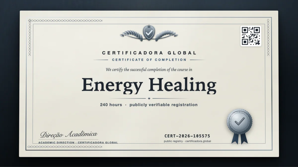 Cover of the Energy Healing course