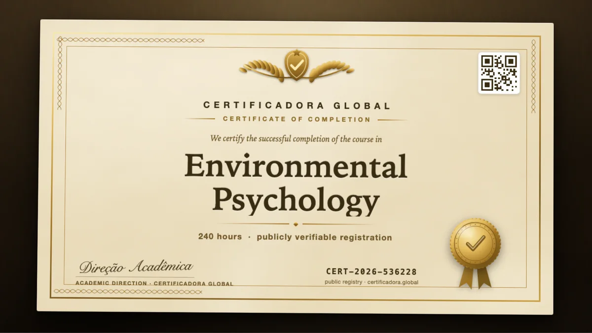 Cover of the Environmental Psychology course
