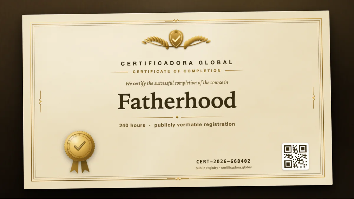 Cover of the Fatherhood course