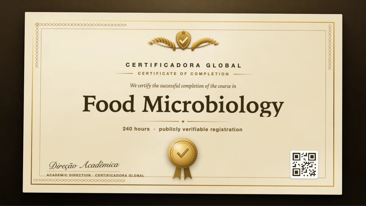 Cover of the Food Microbiology course