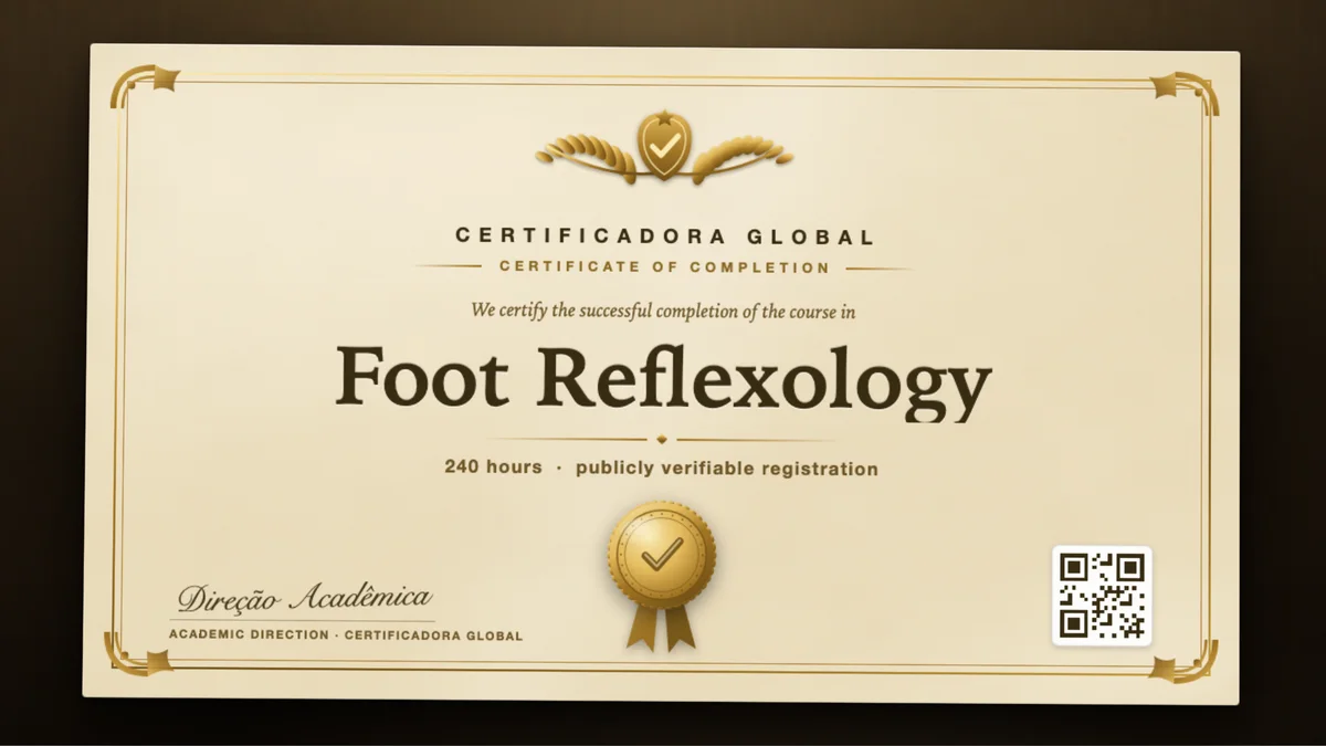 Cover of the Foot Reflexology course
