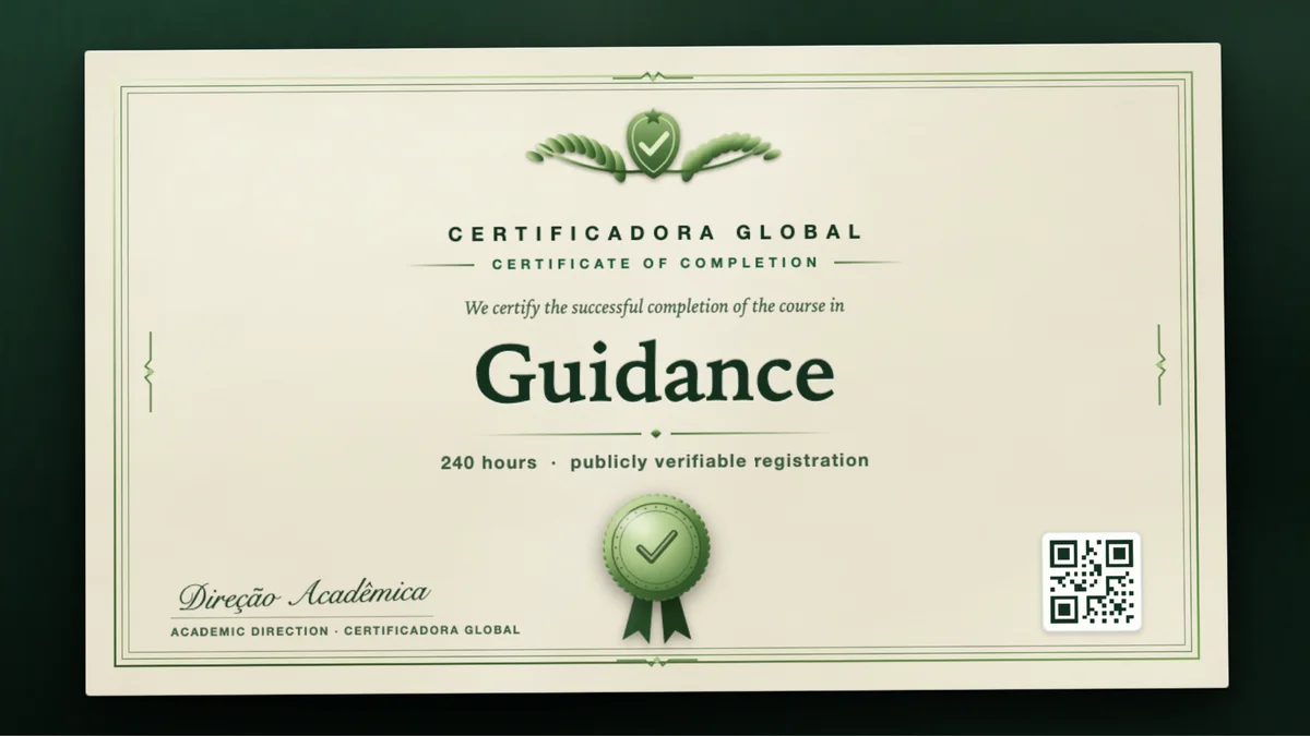 Cover of the Guidance course