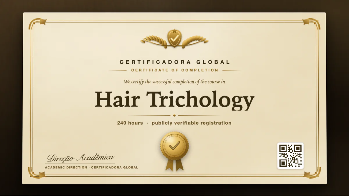 Cover of the Hair Trichology course