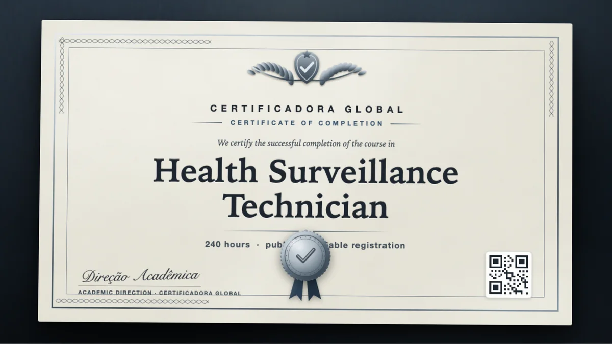 Cover of the Health Surveillance Technician course
