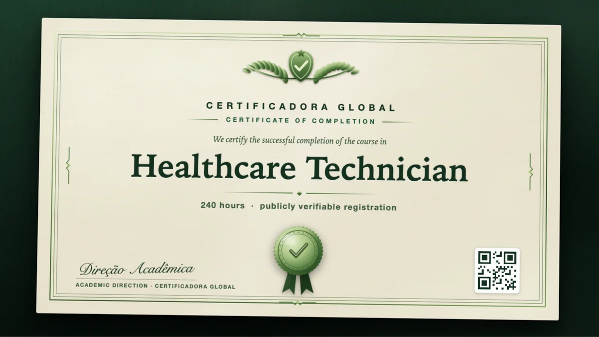 Cover of the Healthcare Technician course