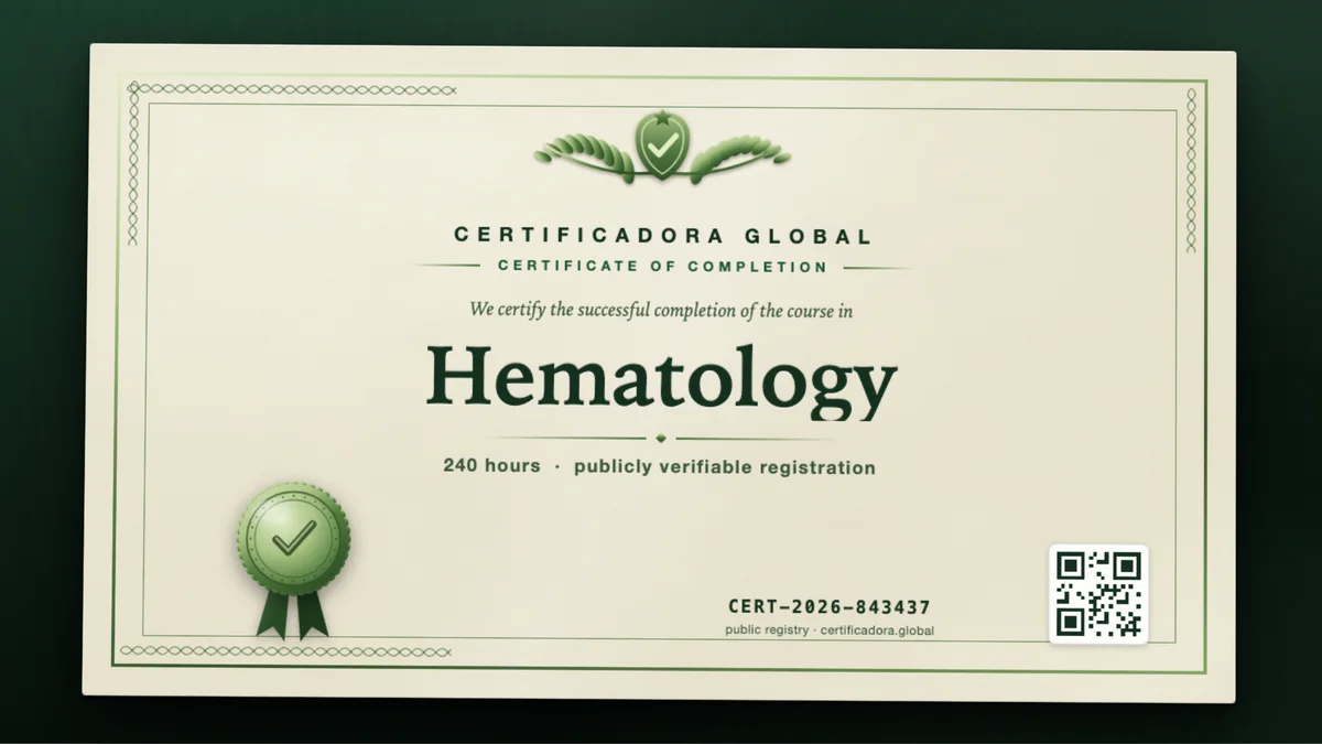 Cover of the Hematology course
