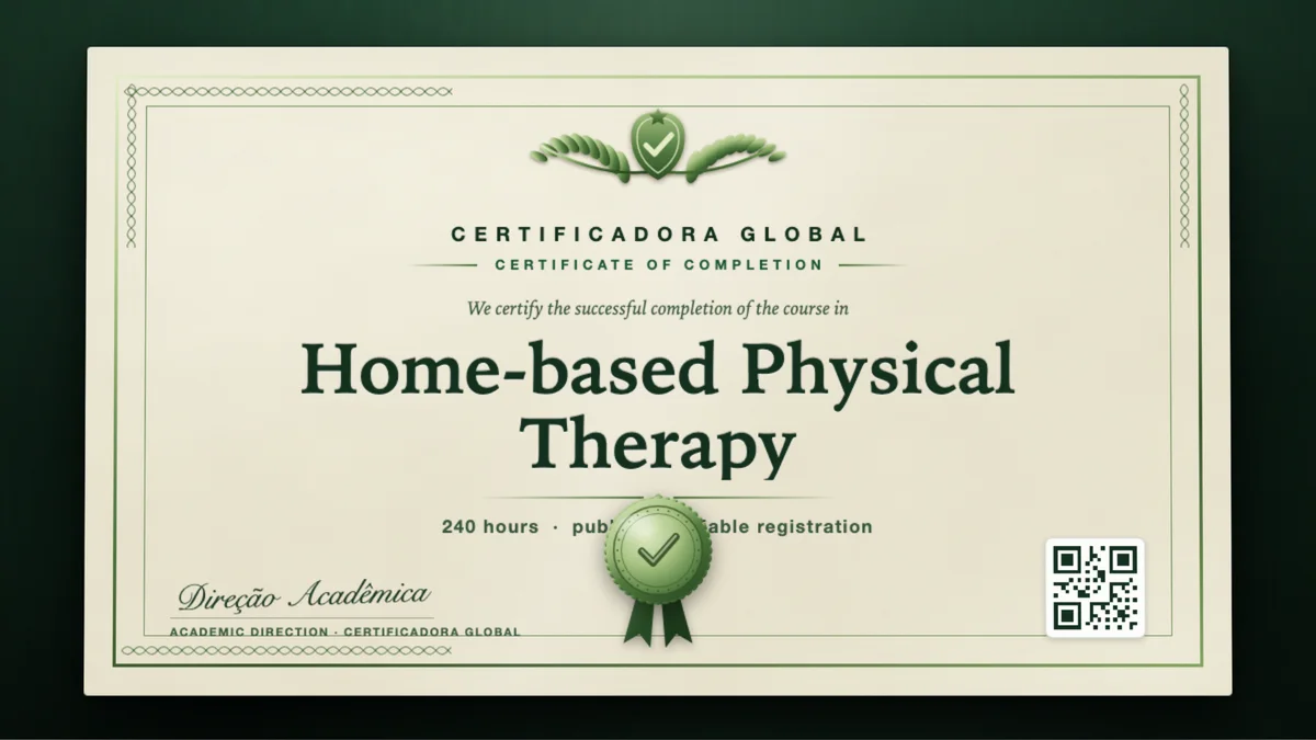 Cover of the Home-based Physical Therapy course