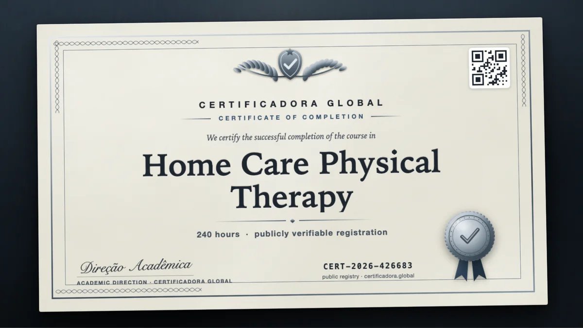 Cover of the Home Care Physical Therapy course