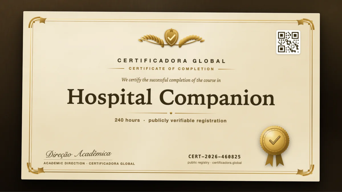 Cover of the Hospital Companion course