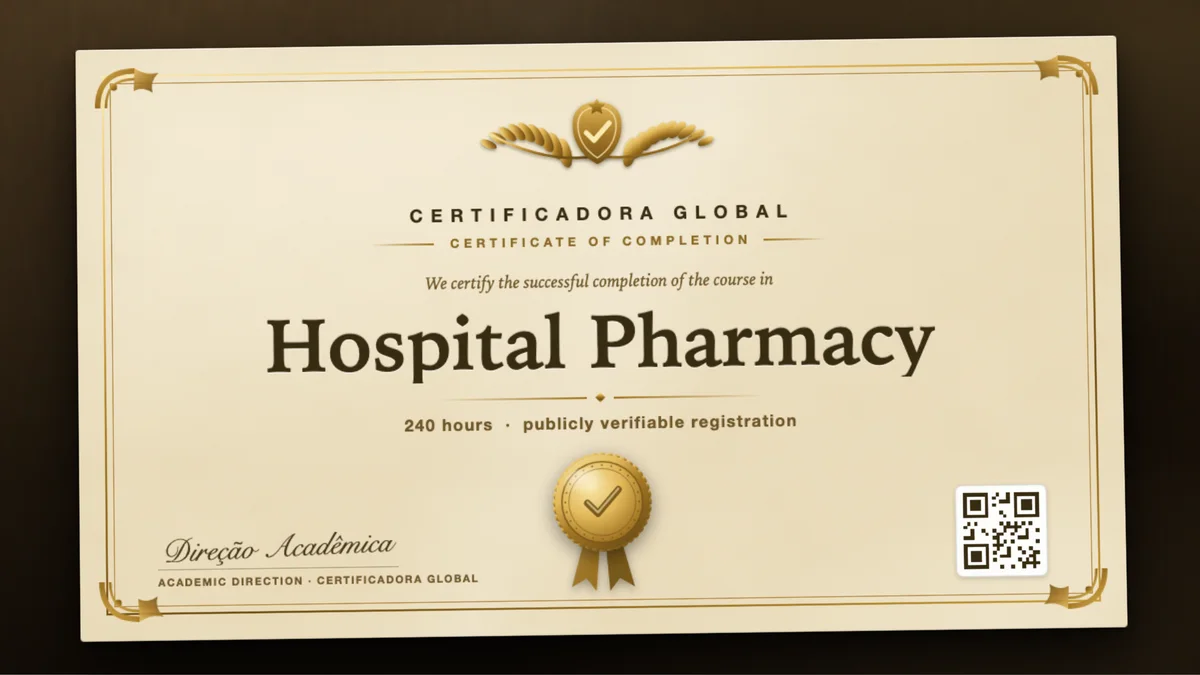 Cover of the Hospital Pharmacy course