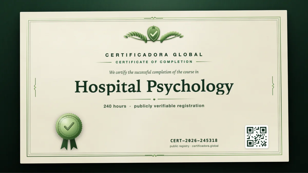 Cover of the Hospital Psychology course