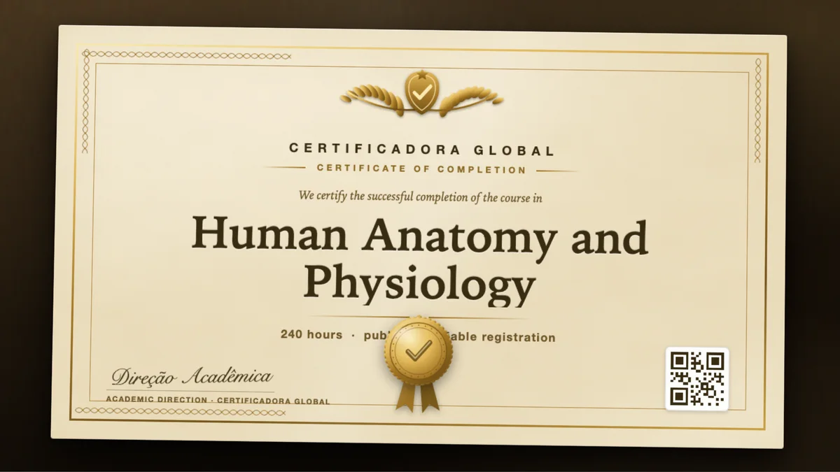 Cover of the Human Anatomy and Physiology course