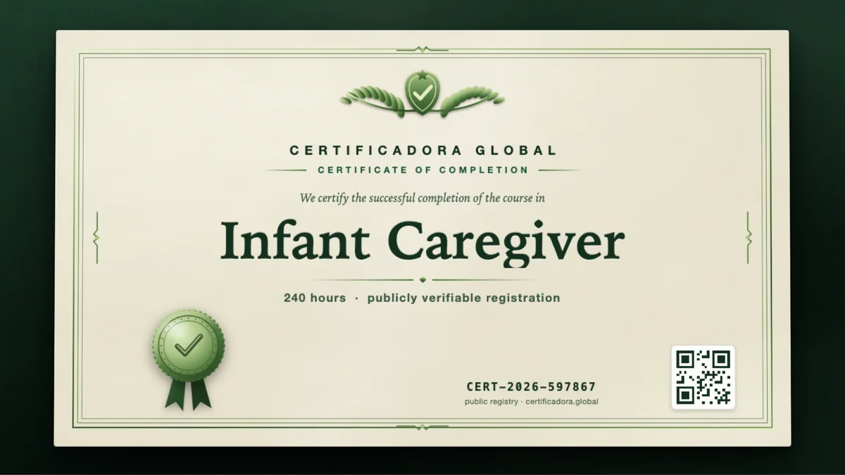 Cover of the Infant Caregiver course