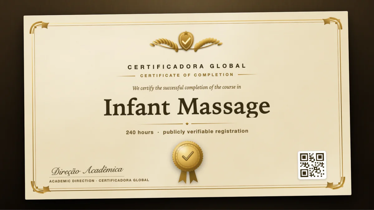 Cover of the Infant Massage course
