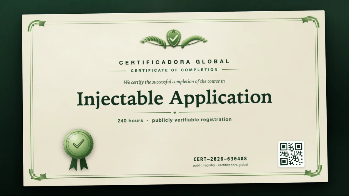 Cover of the Injectable Application course