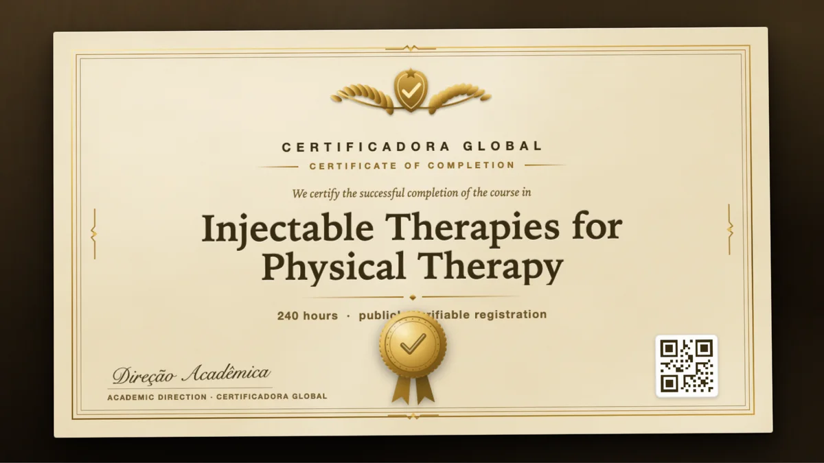 Cover of the Injectable Therapies for Physical Therapy course