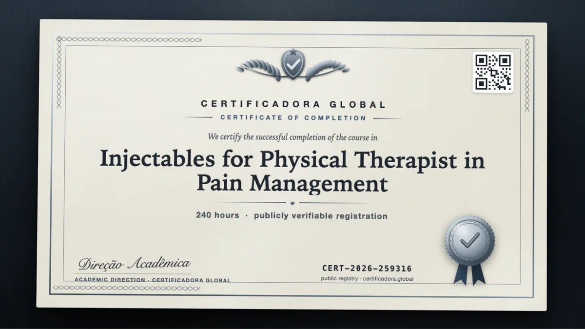Cover of the Injectables for Physical Therapist in Pain Management course