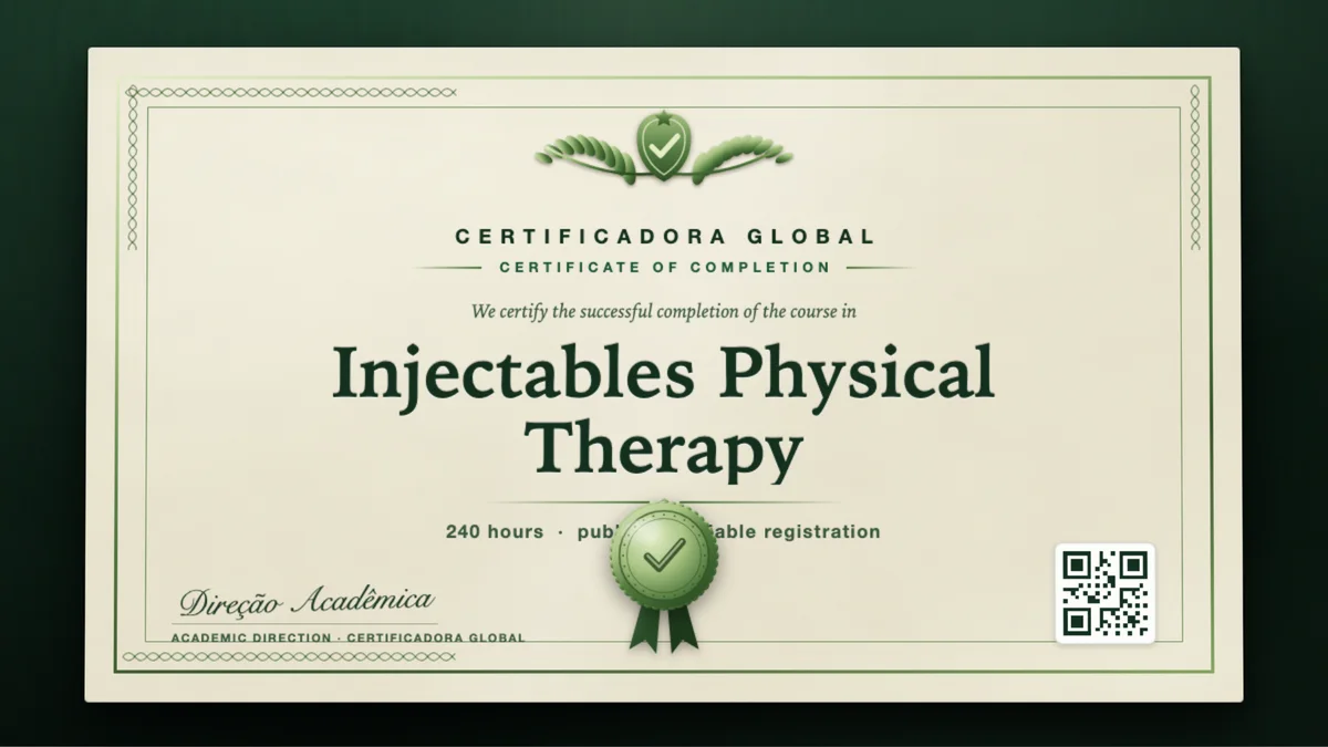 Cover of the Injectables Physical Therapy course