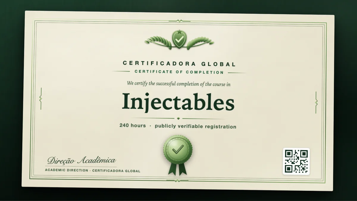 Cover of the Injectables course