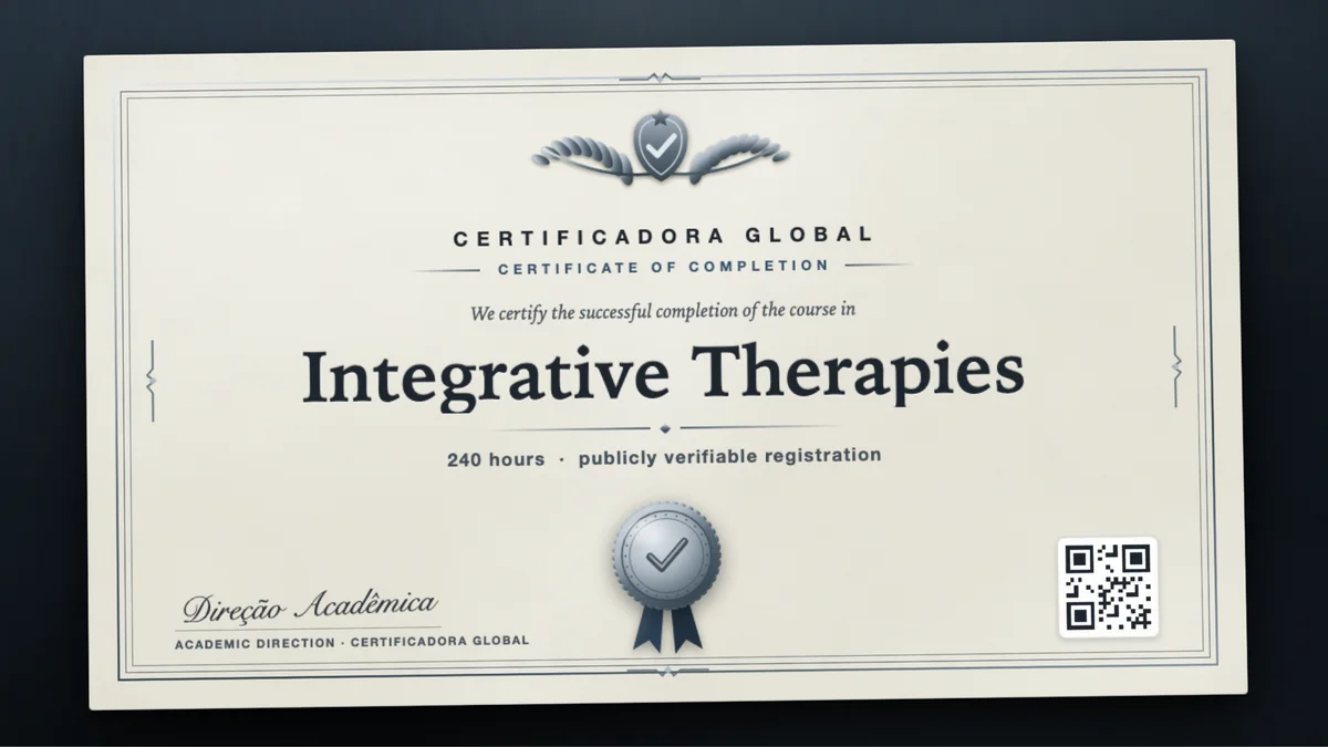 Cover of the Integrative Therapies course