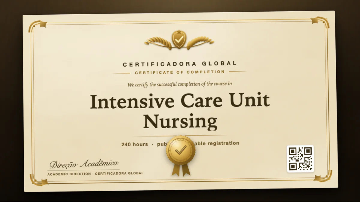 Cover of the Intensive Care Unit Nursing course