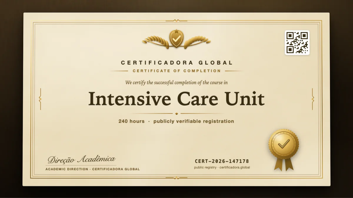 Cover of the Intensive Care Unit course
