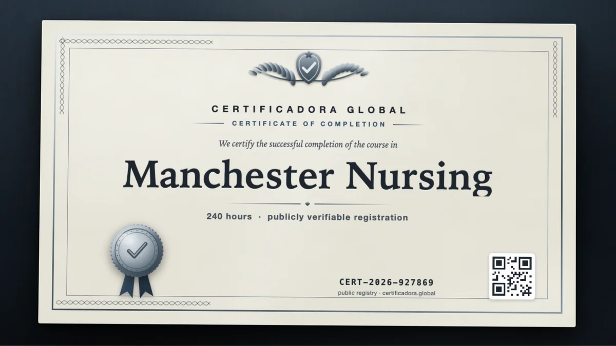 Cover of the Manchester Nursing course