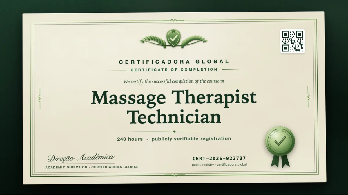 Cover of the Massage Therapist Technician course