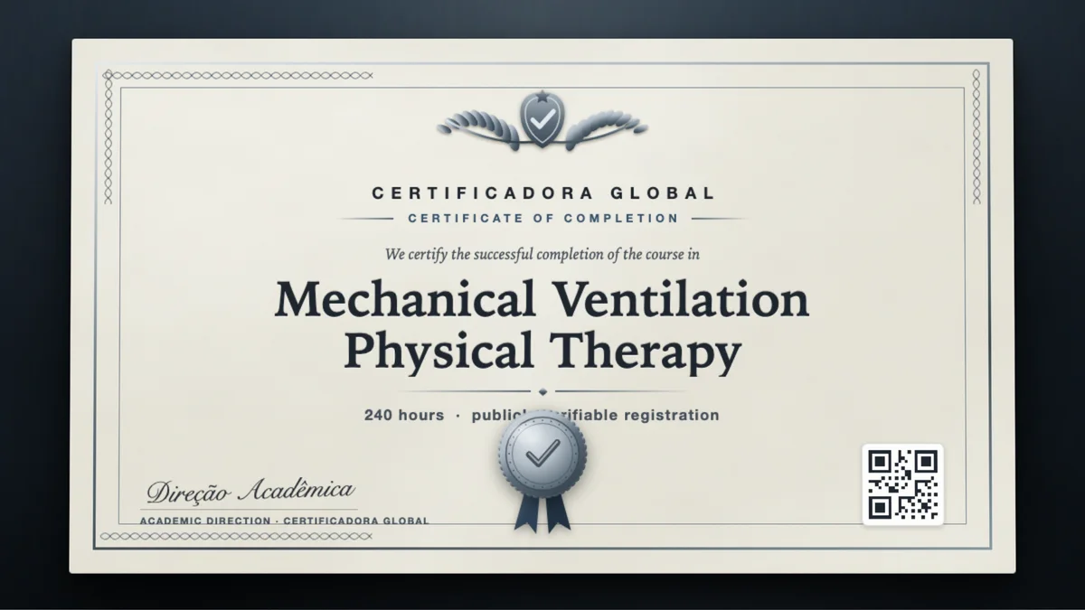 Cover of the Mechanical Ventilation Physical Therapy course