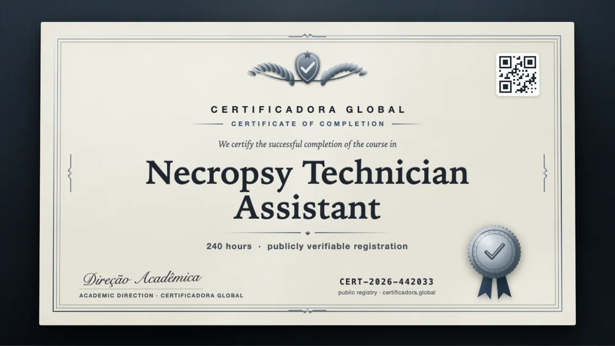 Cover of the Necropsy Technician Assistant course