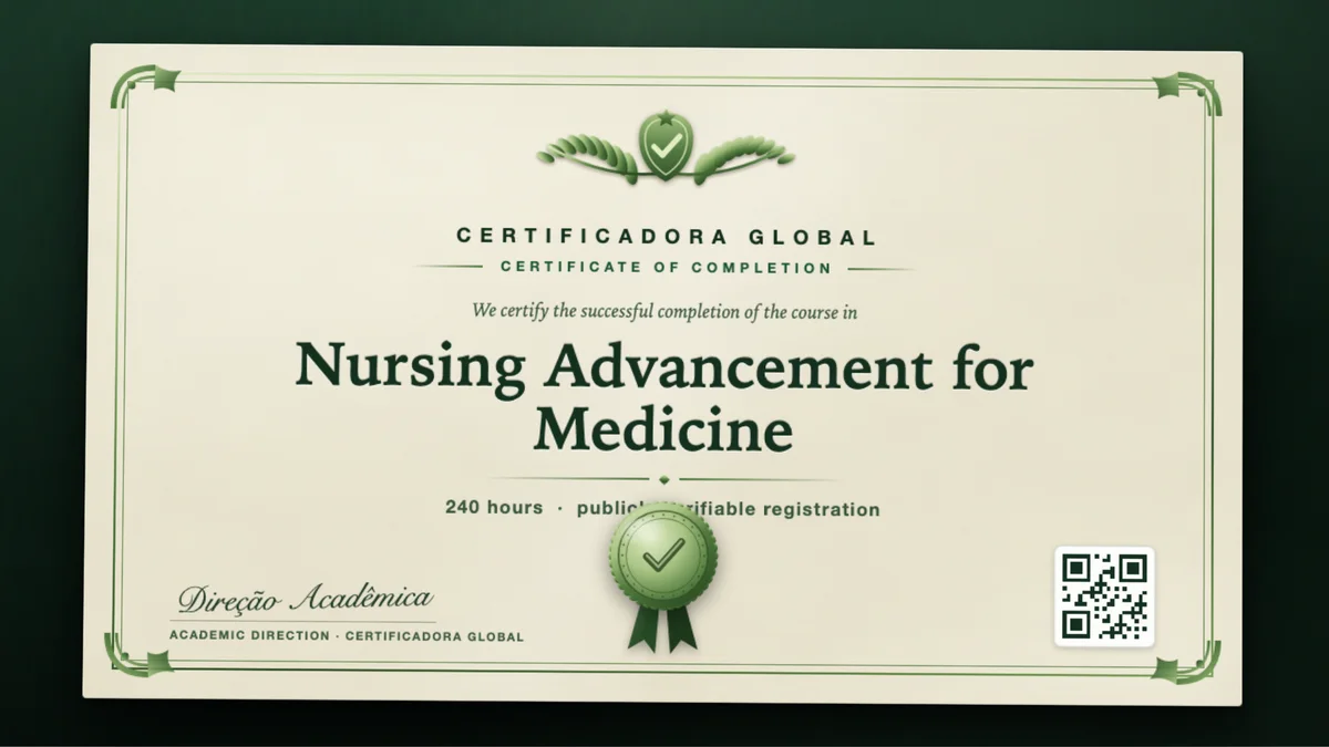 Cover of the Nursing Advancement for Medicine course