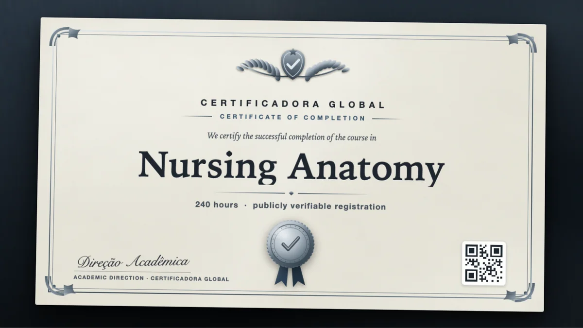 Cover of the Nursing Anatomy course