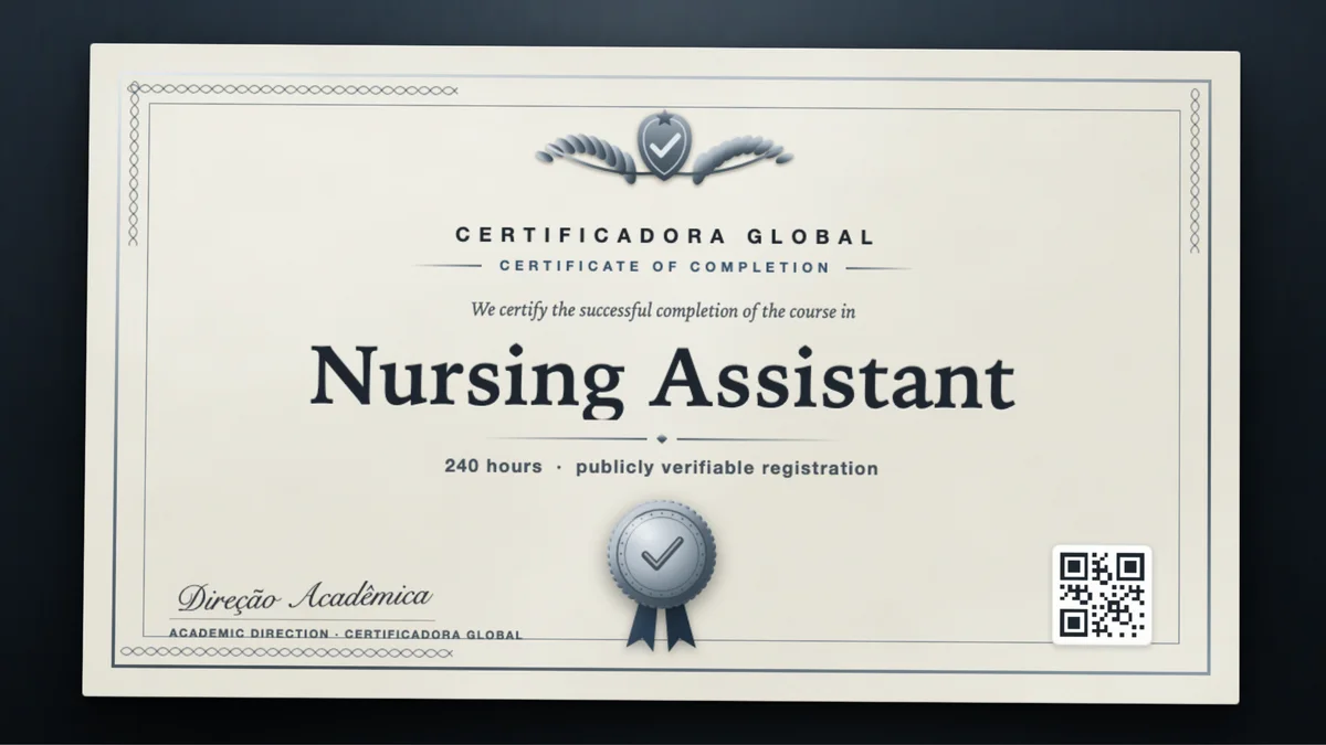 Cover of the Nursing Assistant course