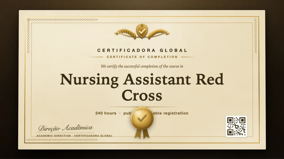 Cover of the Nursing Assistant Red Cross course