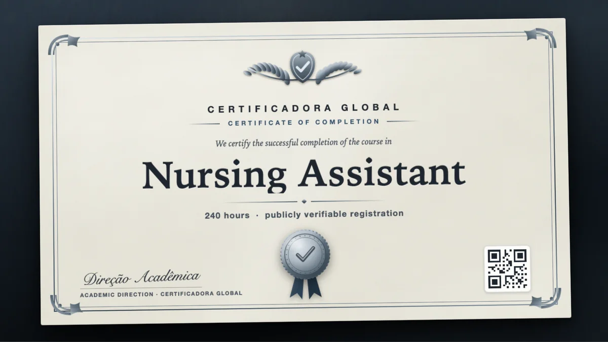 Cover of the Nursing Assistant course