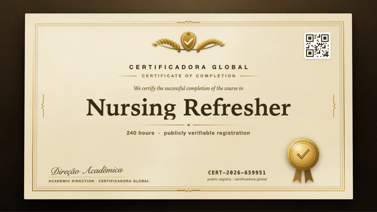 Cover of the Nursing Refresher course