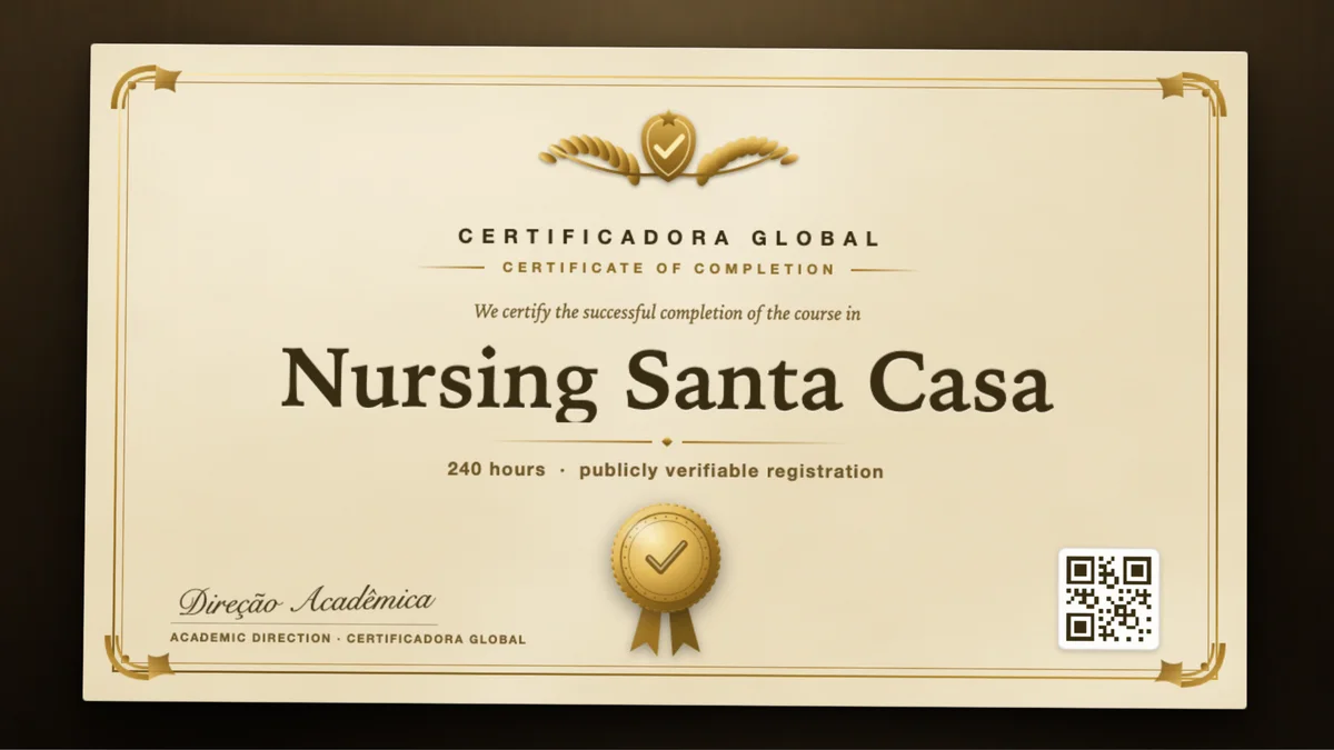 Cover of the Nursing Santa Casa course
