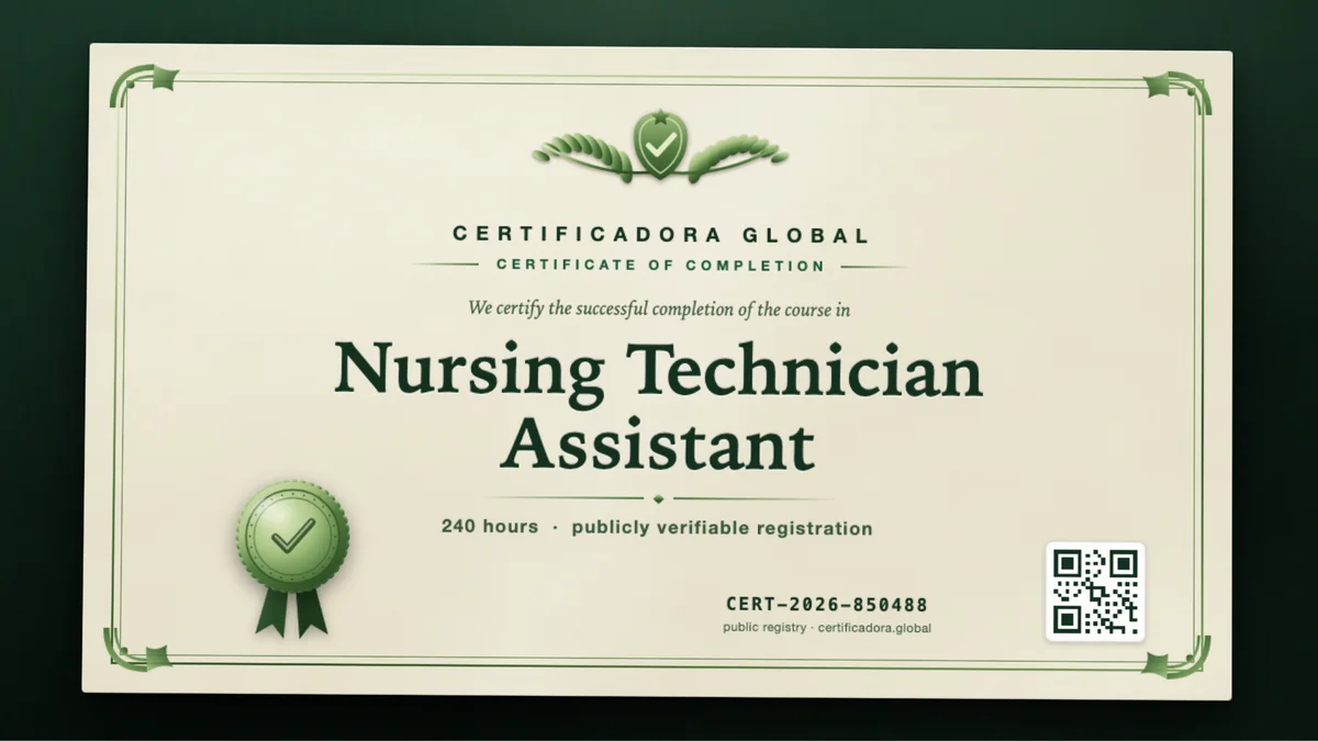 Cover of the Nursing Technician Assistant course