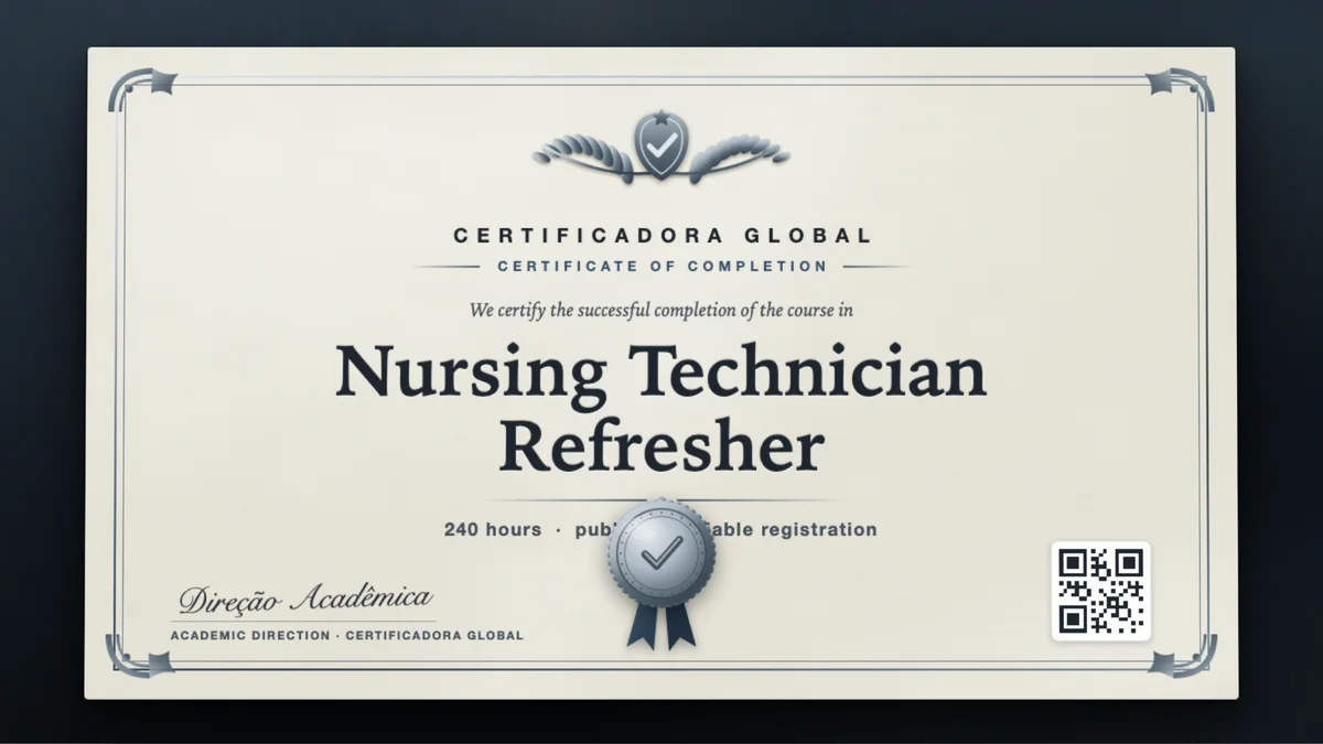 Cover of the Nursing Technician Refresher course