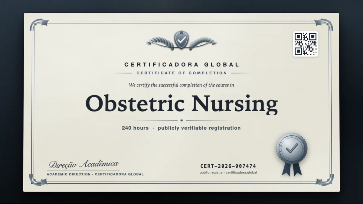Cover of the Obstetric Nursing course