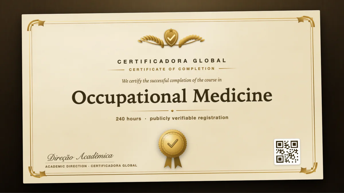Cover of the Occupational Medicine course