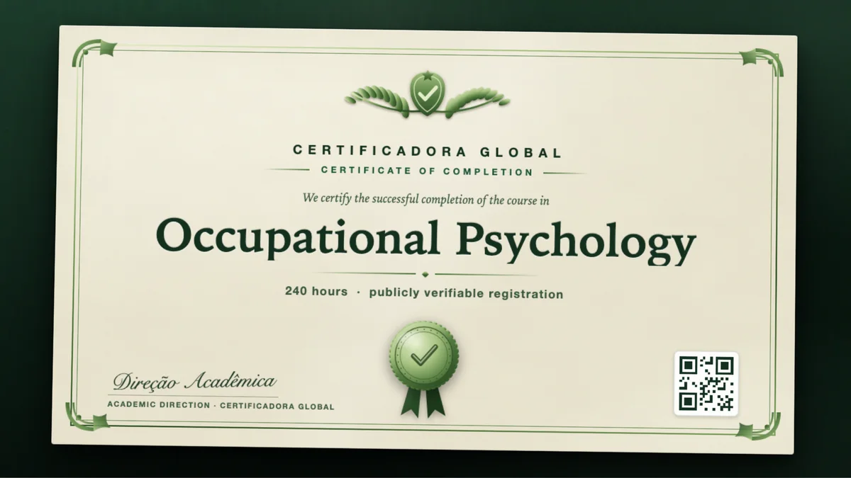 Cover of the Occupational Psychology course