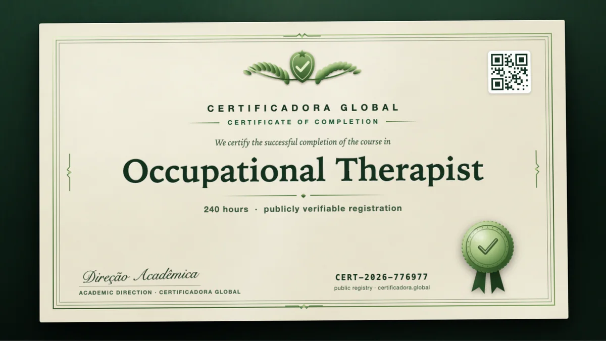 Cover of the Occupational Therapist course